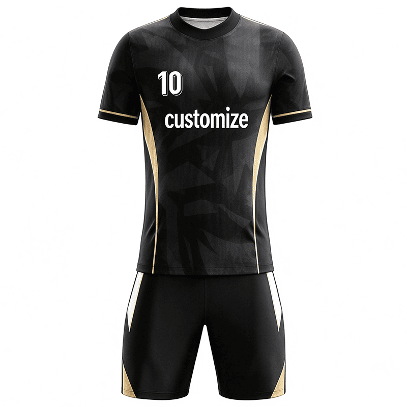 Football training jersey custom design poster, multiple color options, 100% polyester soccer uniform spec sheet