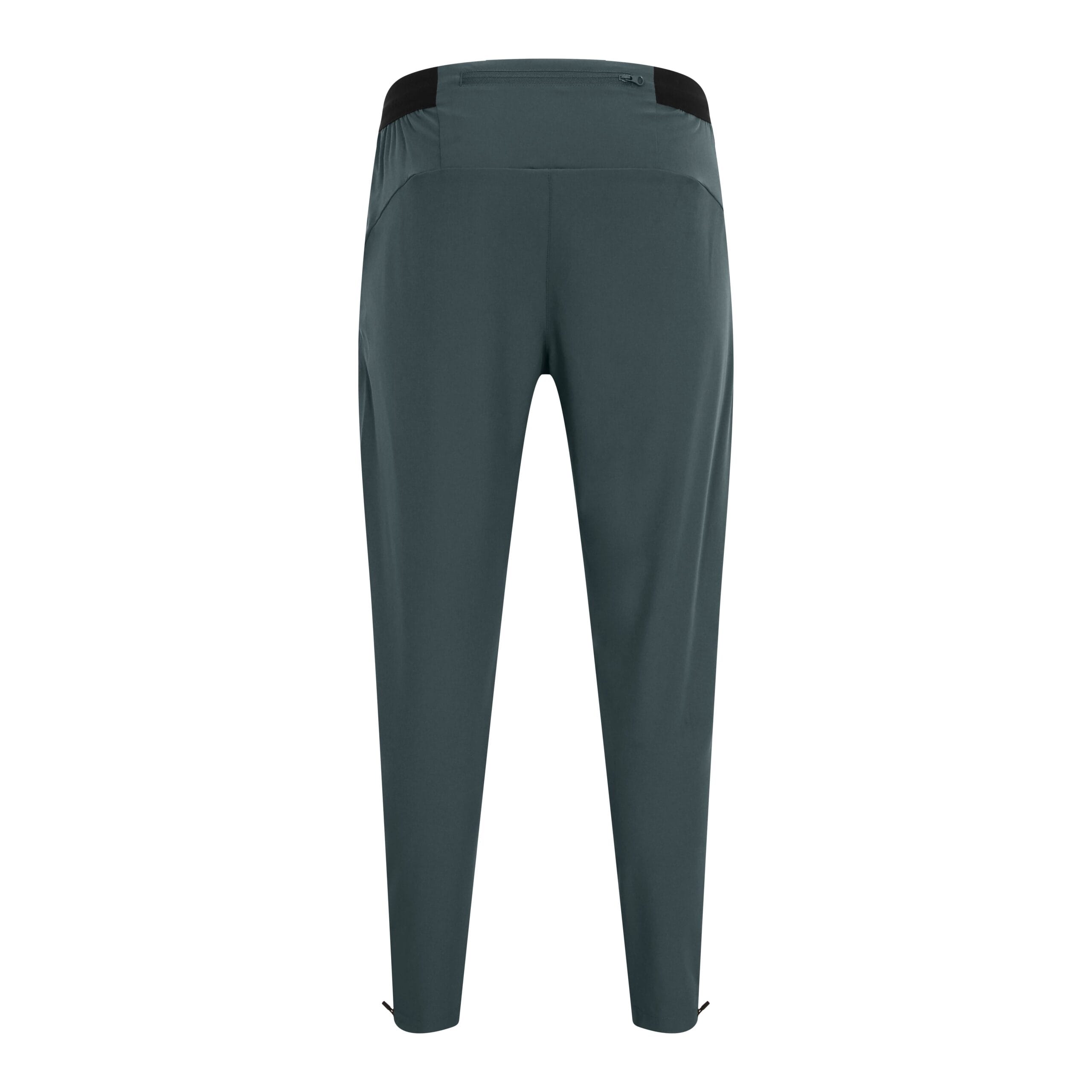 Tensuit dark grey men lightweight running pants back flat product view