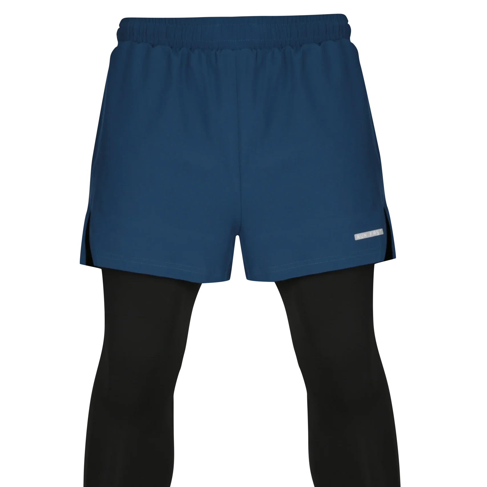 Men 2 in 1 Running Shorts with compression liner