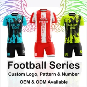 Tensuit Football Series collection banner, custom soccer jersey sets with custom logo, pattern and player number, OEM ODM service