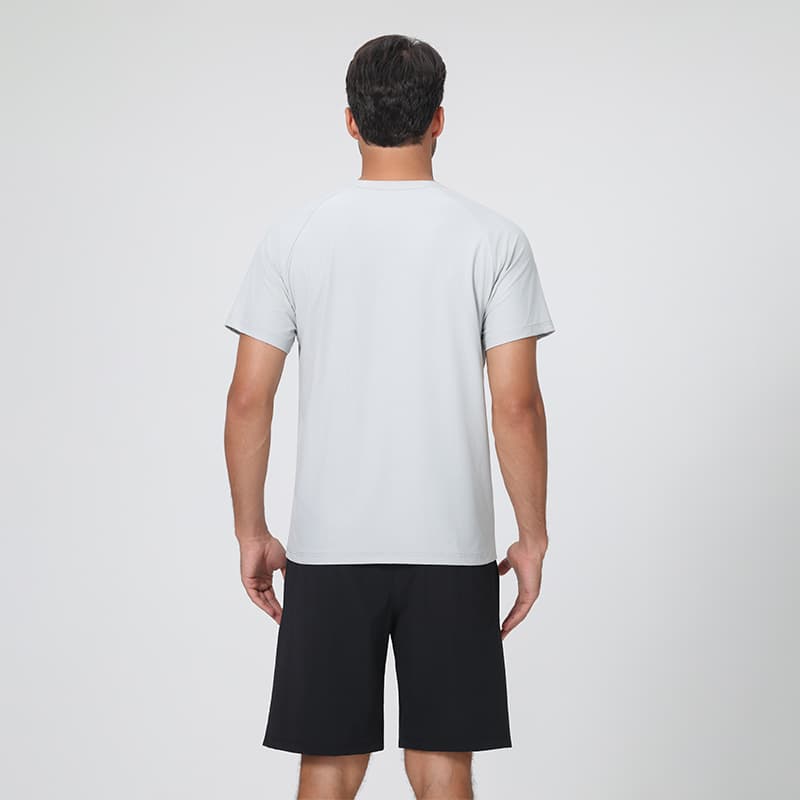 Back view of man wearing Tensuit P177 quick dry sports t-shirt