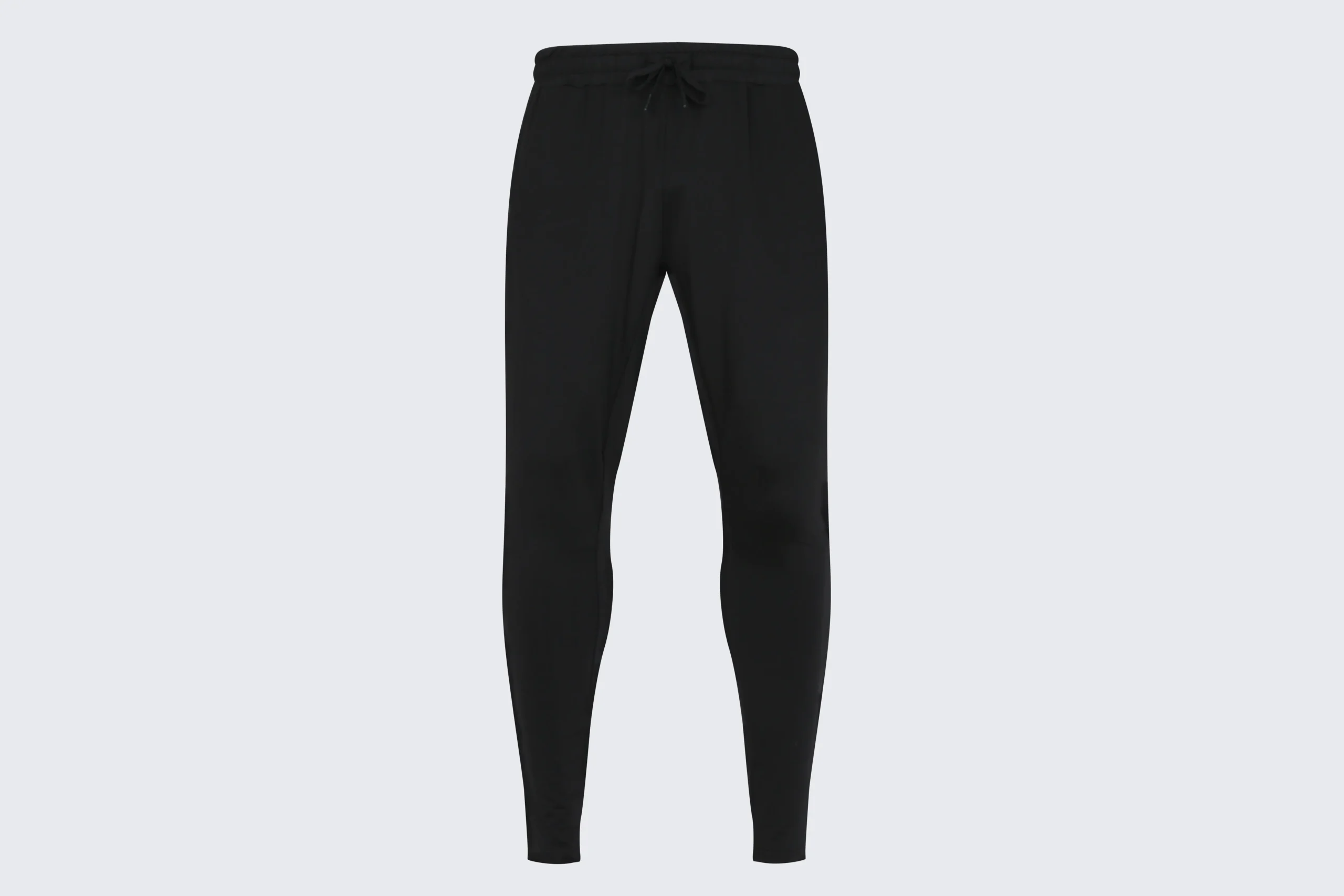 Tensuit KN22 black athletic sweatpants front view quick dry sports jogger pants custom quick dry athletic sweatpants